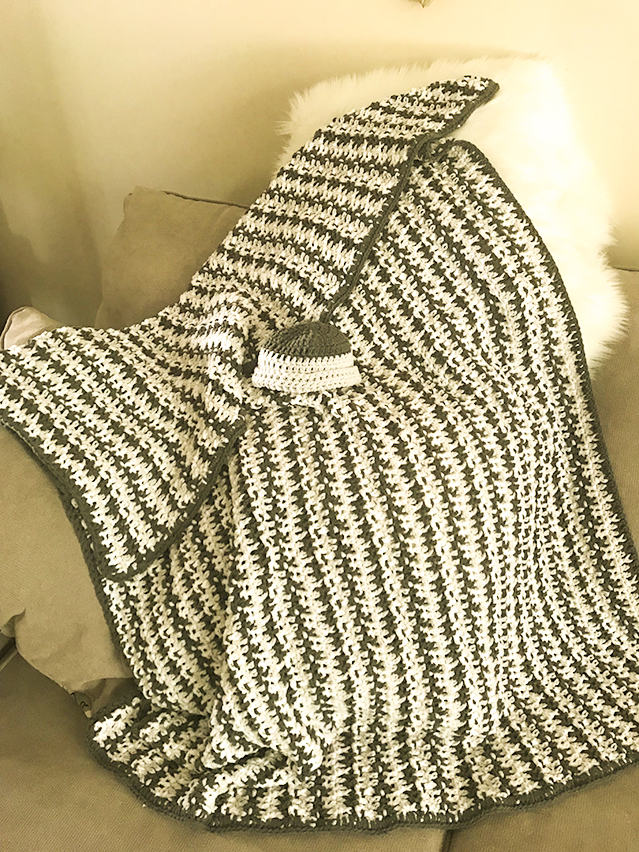 Gray and White For Jill's Grandbaby