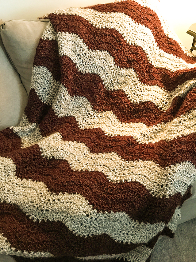 Soft Waves Crochet Afghan for Kyla