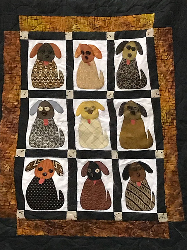 Dog Daze Applique Quilt
