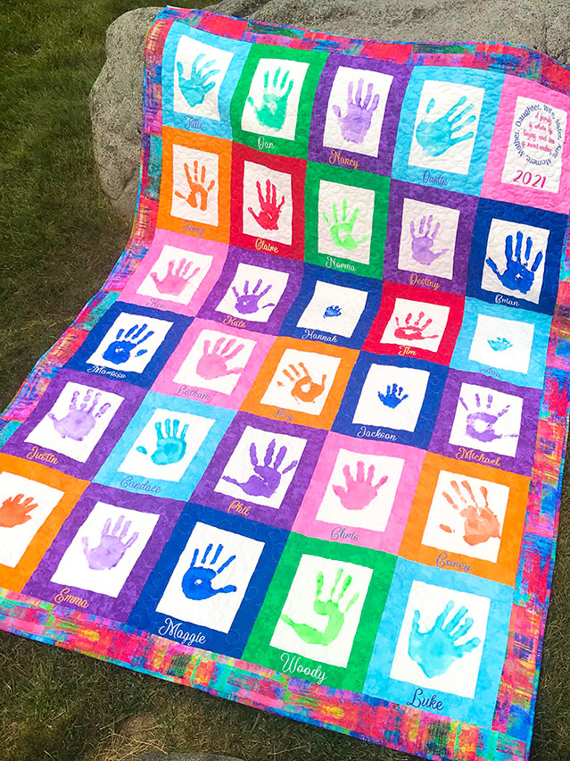 Handprints For Mom