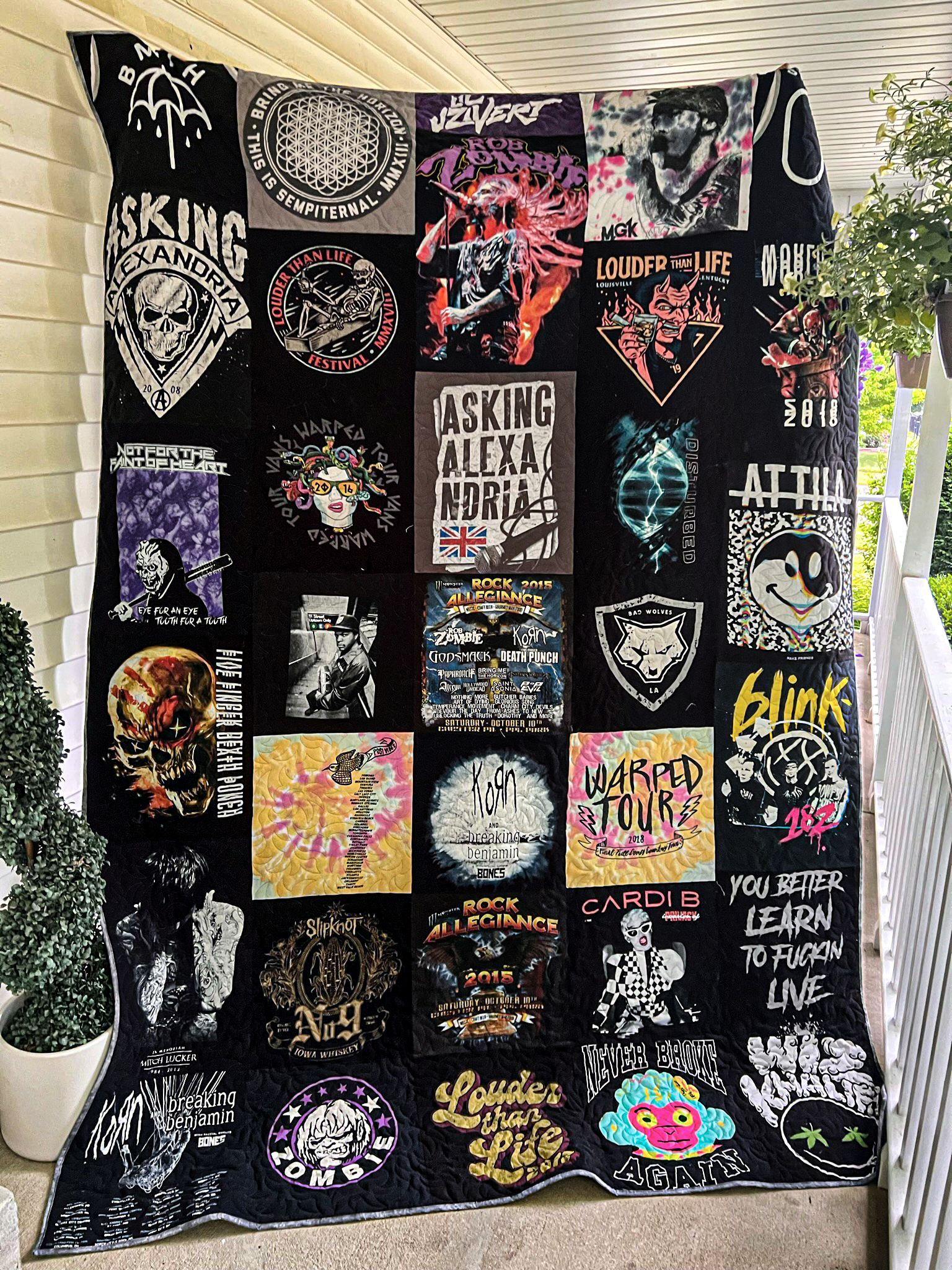 Concert Shirt Quilt
