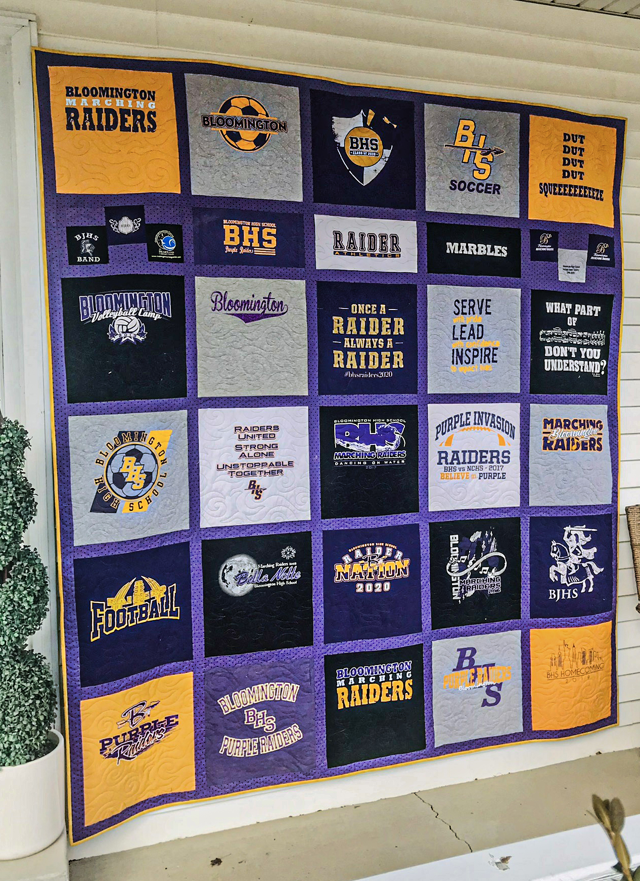 Purple Gold Quilt