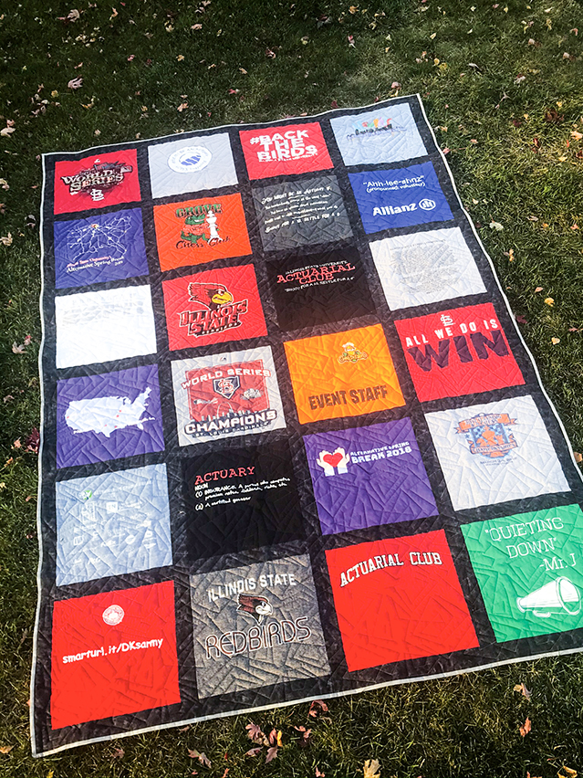 Sam's Tee Shirt Quilt