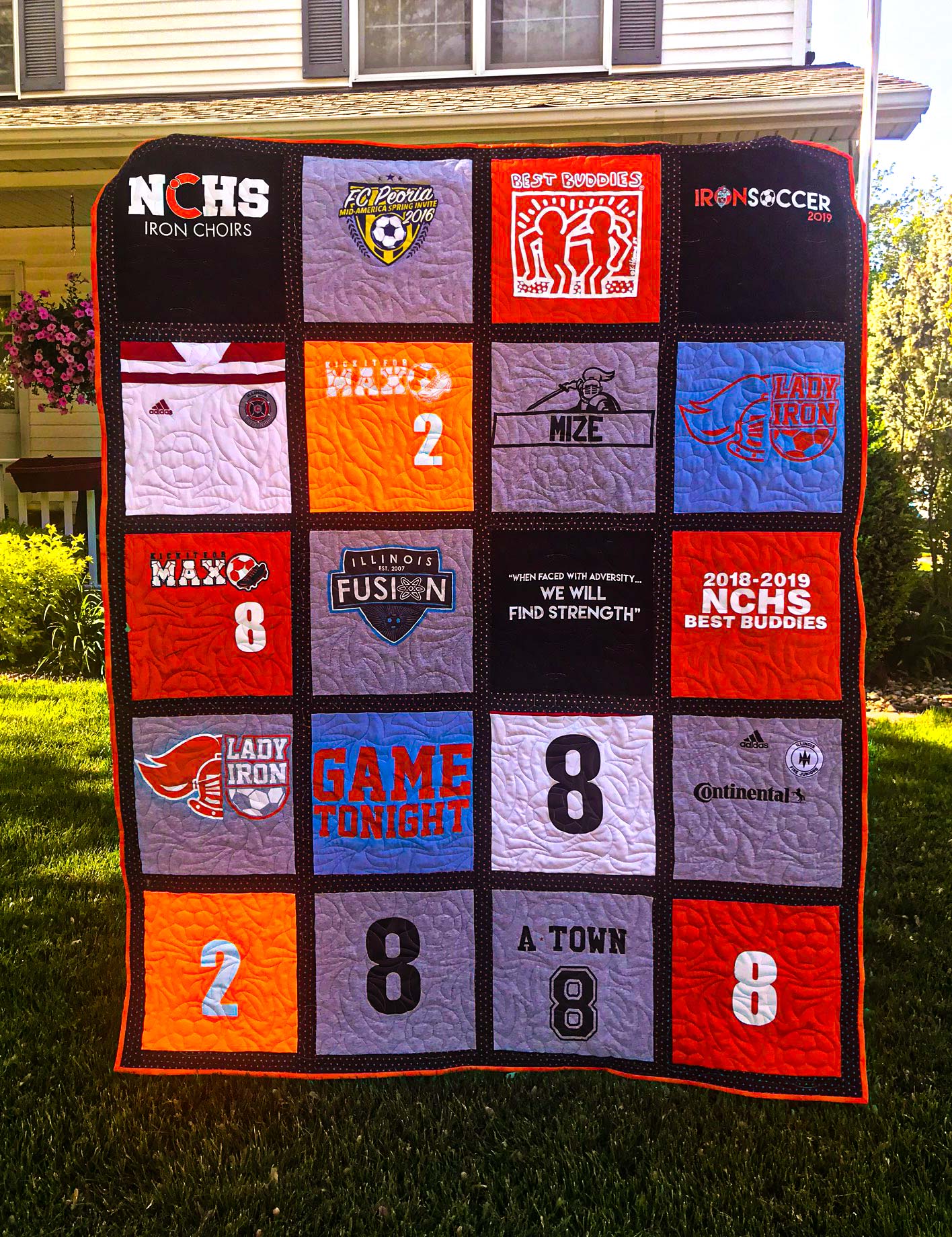 NCHS Soccer Grad Quilt