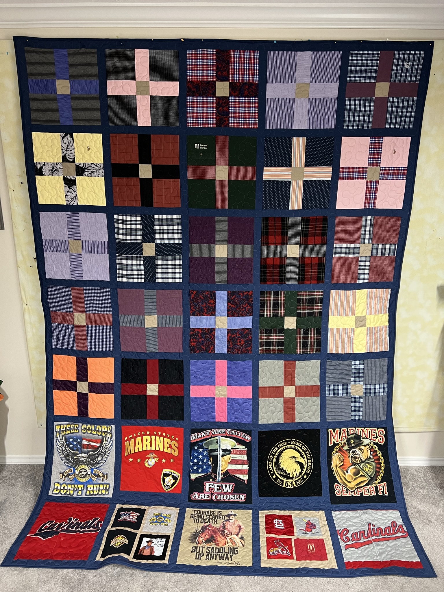 Memory Quilt For Sharon