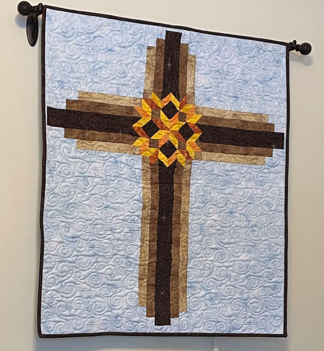 Cross on Quilt